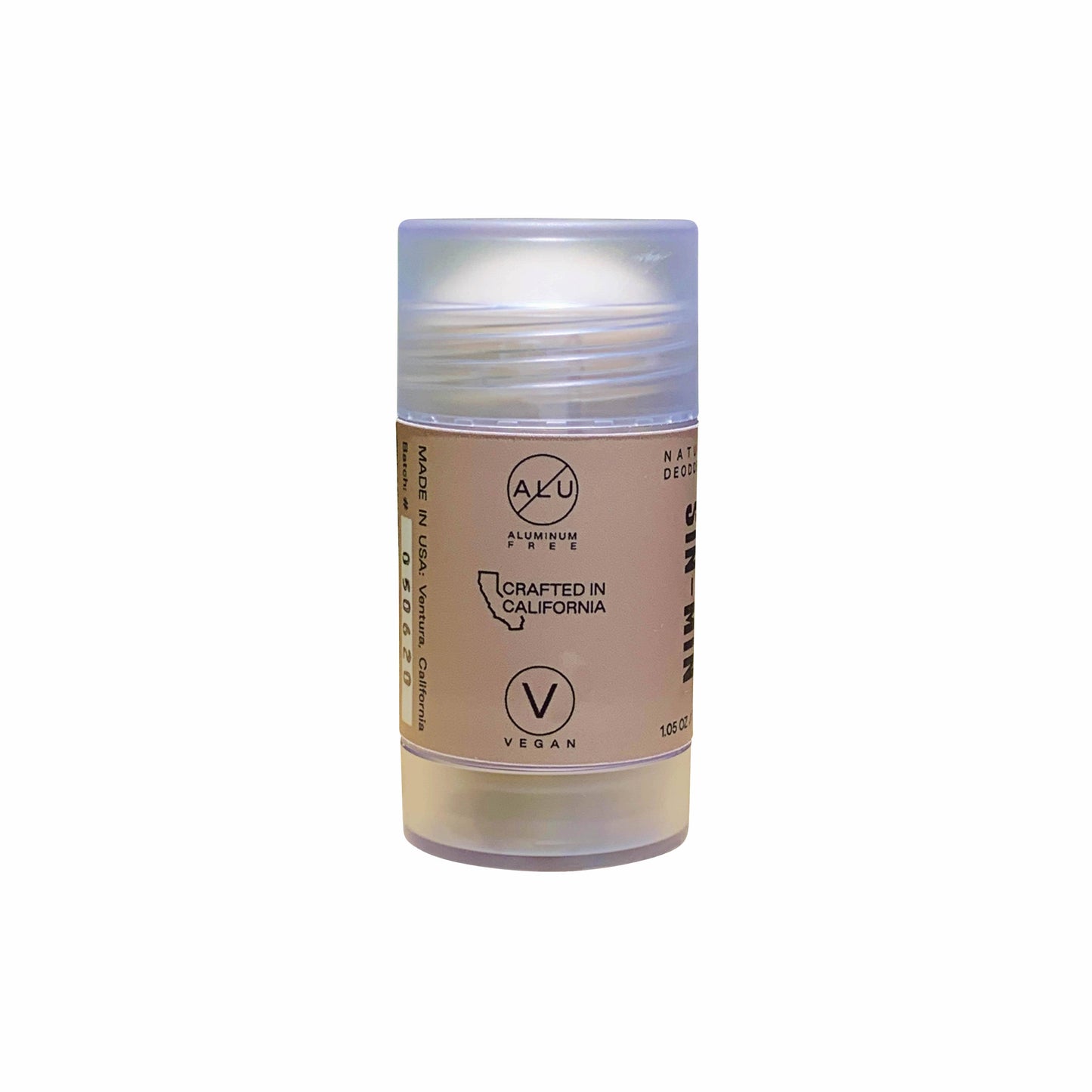 SIN-MIN - Natural Deodorant - Aluminum-Free (Sweet Cinnamon + Vanilla)