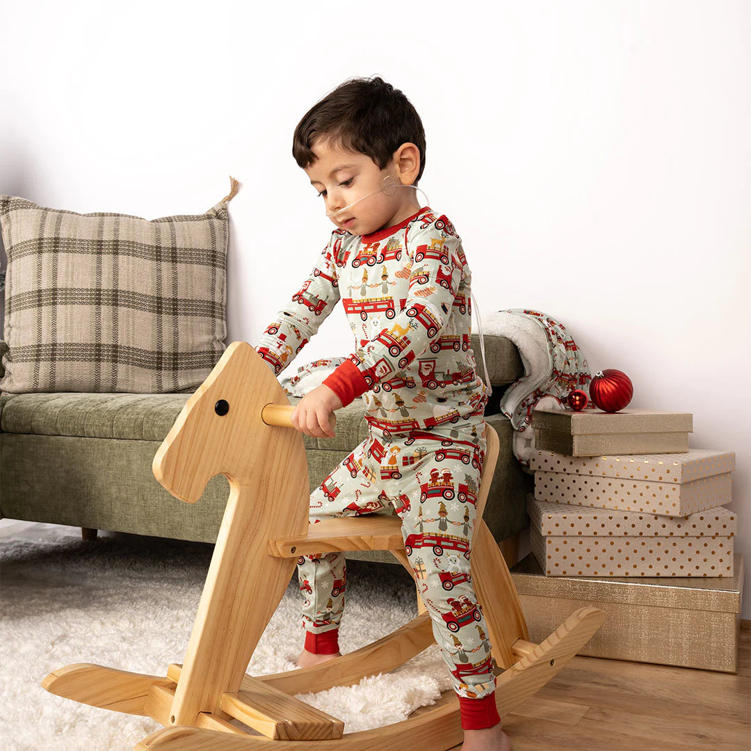 Bamboo Christmas Toddler Pajamas | Christmas Train – The Filling ...