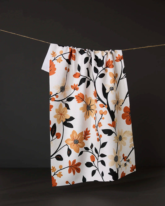 Geometry - Spiced Florals Tea Towel