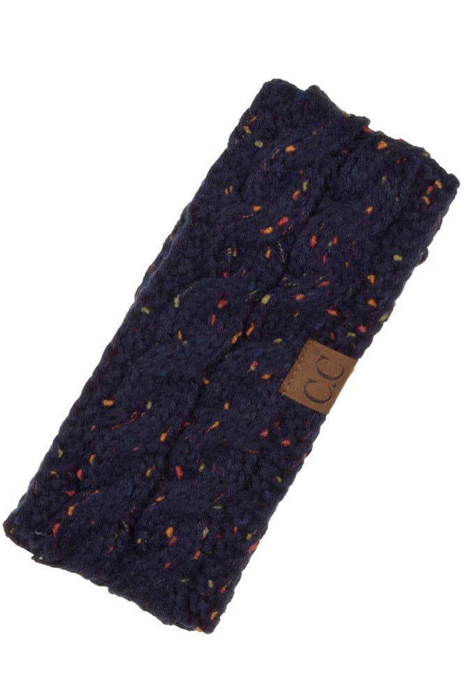 C.C Chunky Knit Confetti Sherpa Lined Headband