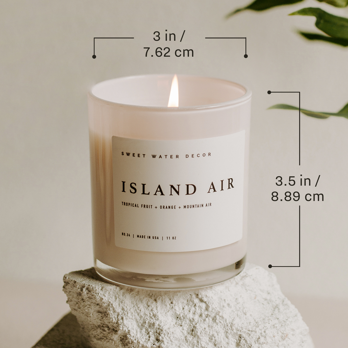 Sweet Water Decor - Island Air 11 oz Soy Candle - Home Decor & Gifts