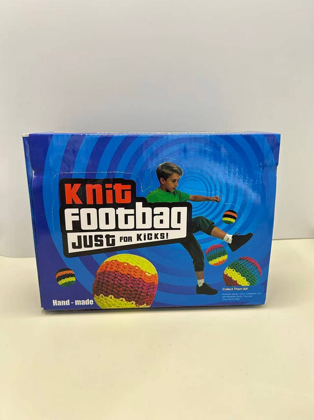 Knit Foot Bag (Hacky Sack) w/ Display Box - A083