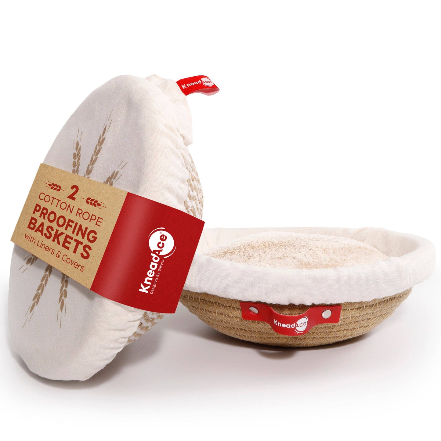 Round Cotton Rope Proofing Baskets - Round