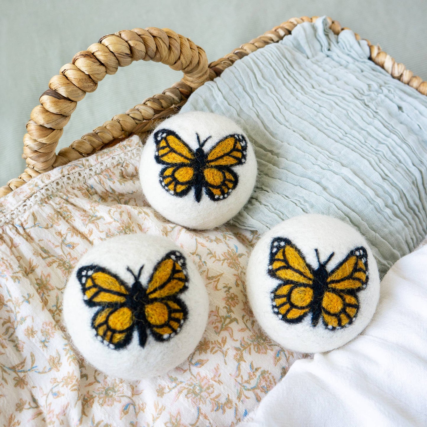 Friendsheep - Monarch Butterfly Trio Eco Dryer Balls - Set of 3