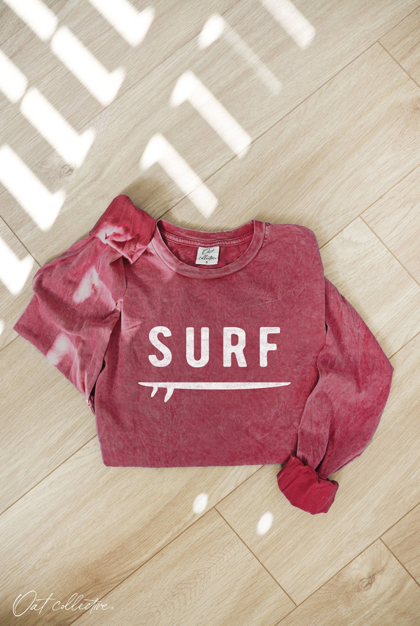 SURF Mineral Washed Long Sleeve Graphic