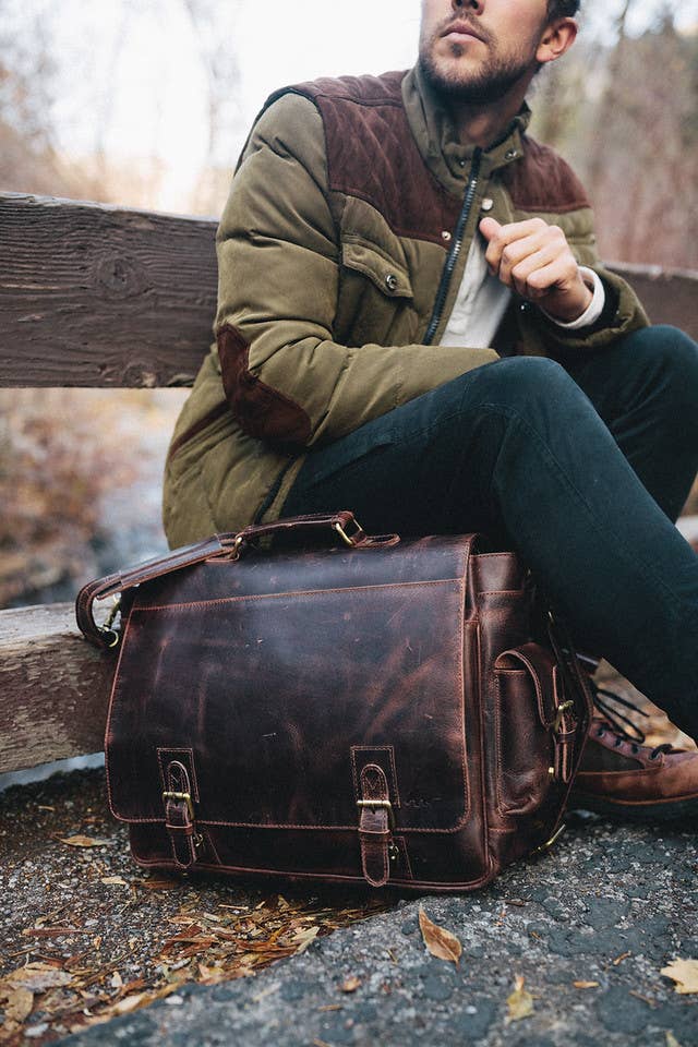 Kodiak Leather - Sitka Leather Messenger