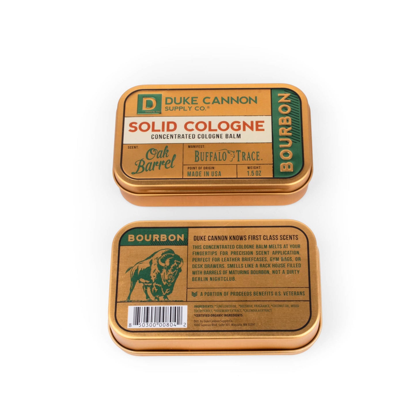 Duke Cannon - Solid Cologne - Bourbon