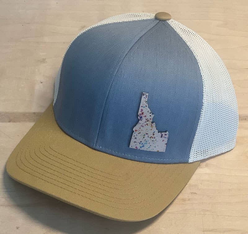 Confetti Leather Patch California State Hat