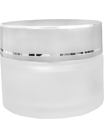 Cream Jar - 1oz - Silver