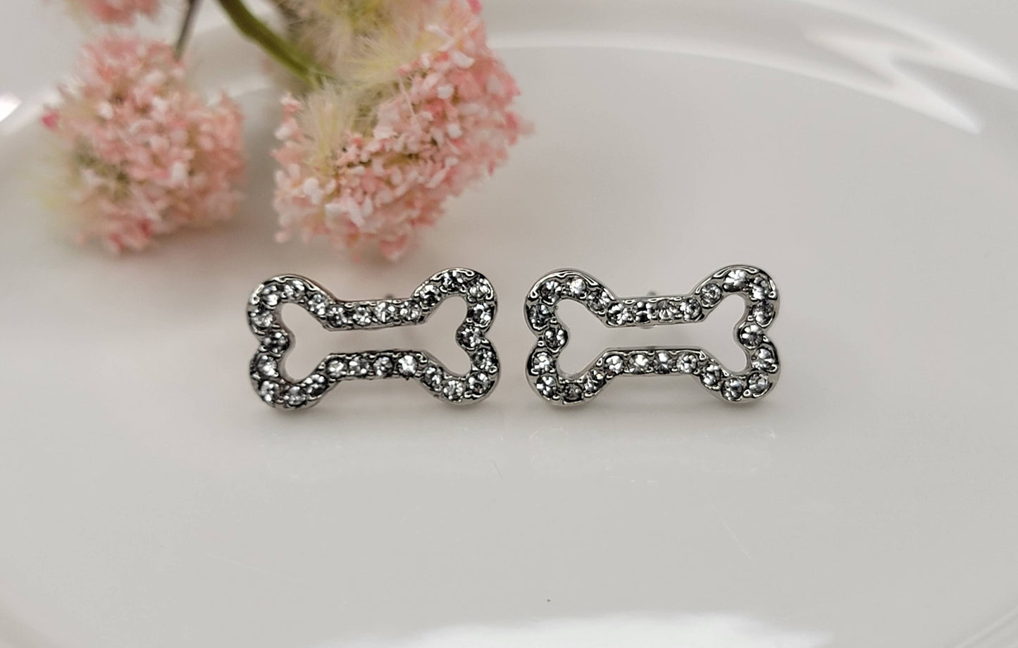Dog Bone Post Earring