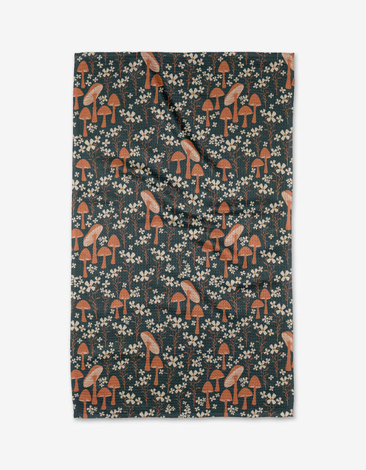 Geometry - Mushroom Grove Tea Towel