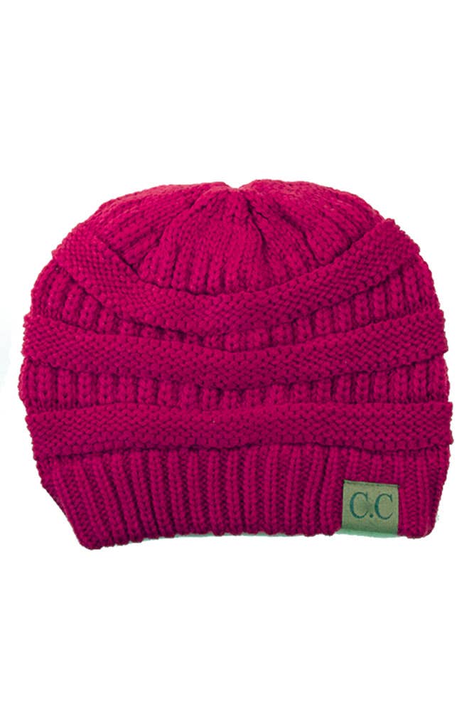 C.C Ribbed Kit Solid Color Beanie: Honey Mustard