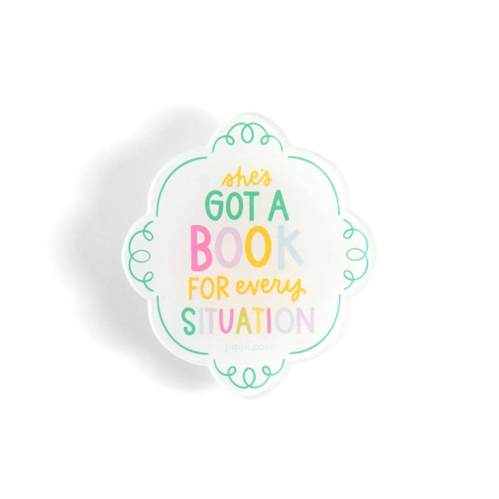 She's Got A Book For Every Situation E-Reader Grip
