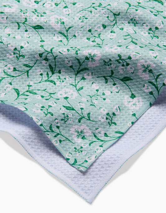 Geometry - Plumbago Bloom Tea Towel