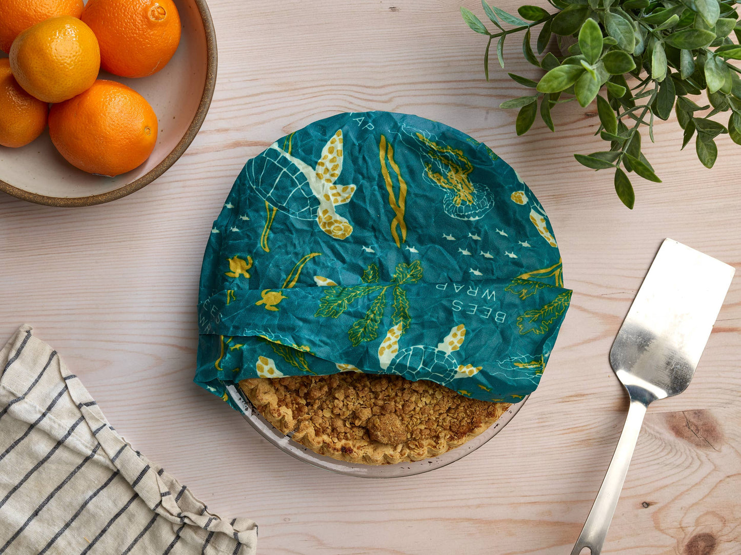 Bees Wrap Reusable Beeswax Food Wraps 3 Pack - Oceans