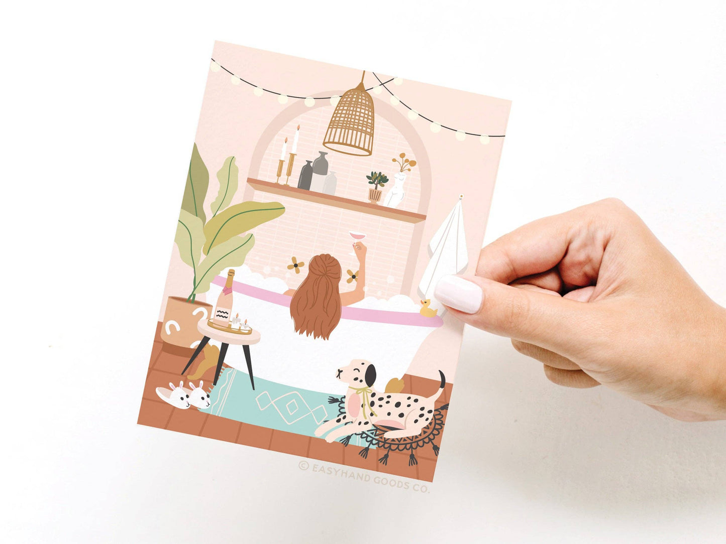 Bubble Bath Cheers Greeting Card