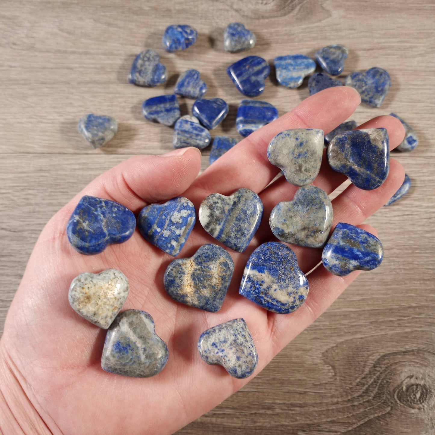 Small Hand-Carved Gemstone Hearts – Wholesale Crystal Heart