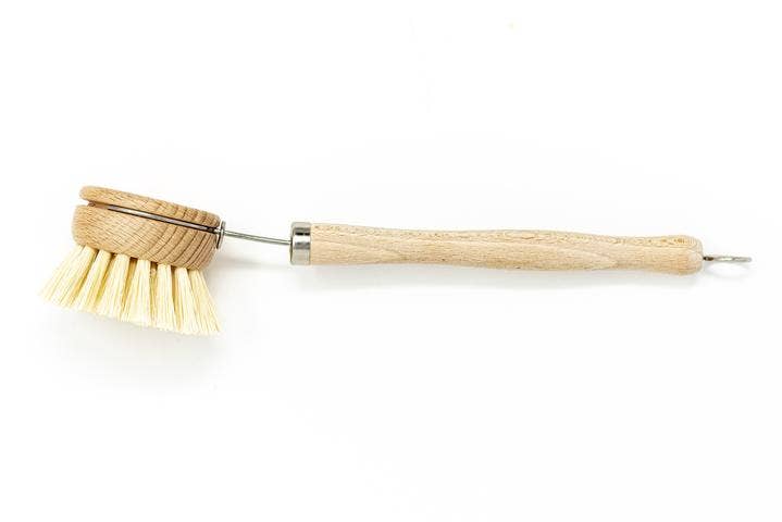 Beechwood Long Handle Dish Brush – Soft Agave