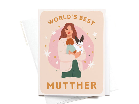 World’s Best Mutther Greeting Card