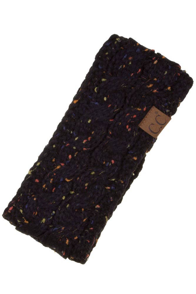 C.C Chunky Knit Confetti Sherpa Lined Headband
