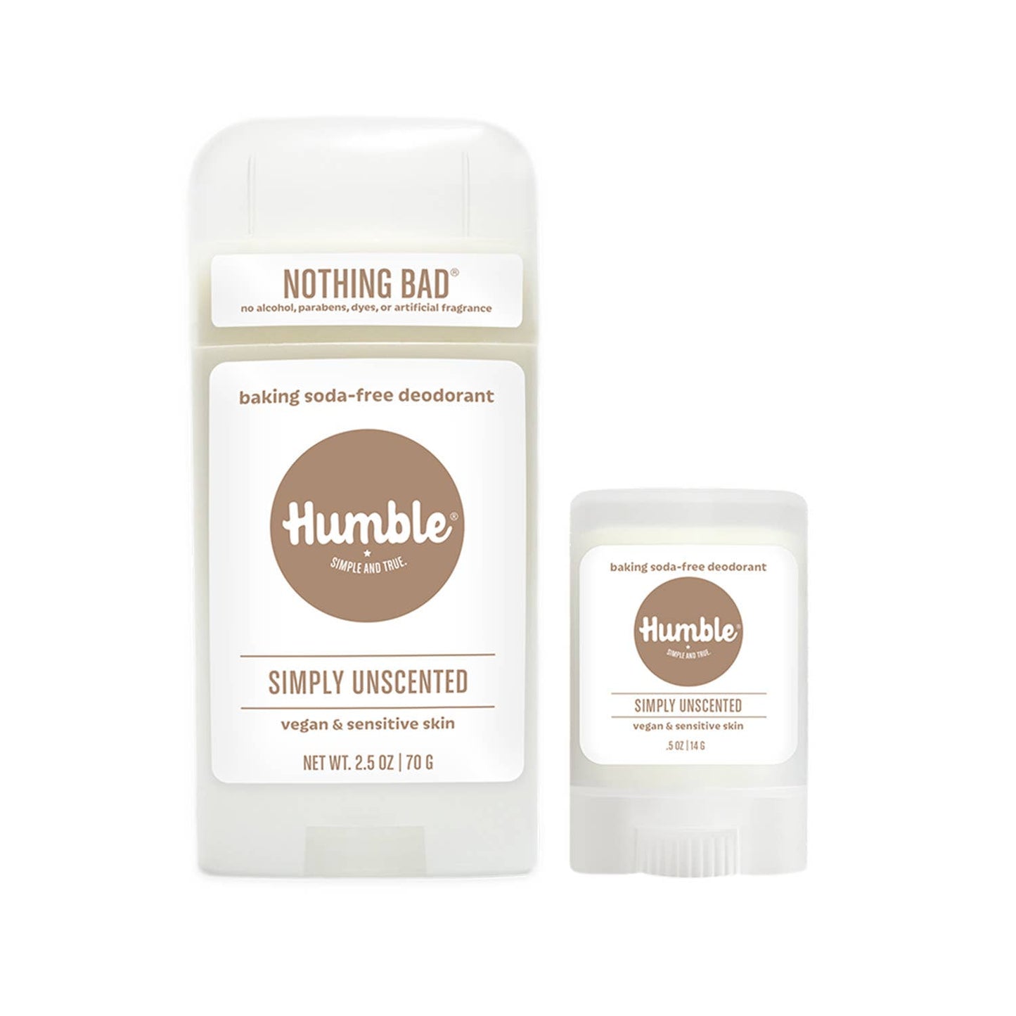 Humble Brands, Inc. - Travel Size Sensitive Skin/Vegan Simply Unscented