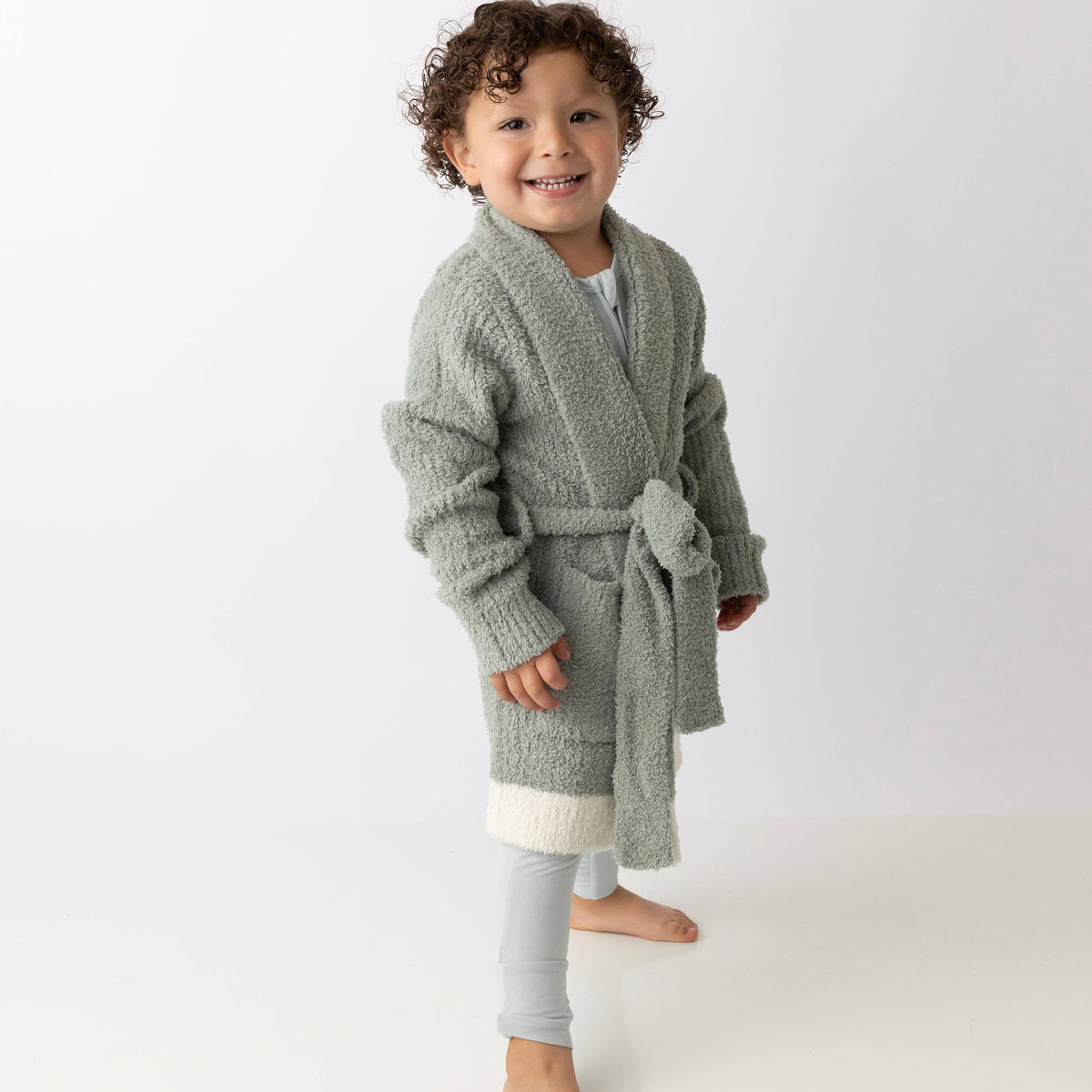 The Alani Mommy & Me Robe - Kiddo - Sage