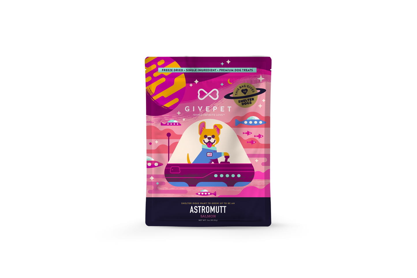 GivePet Astromutt Freeze-Dried Dog Treats