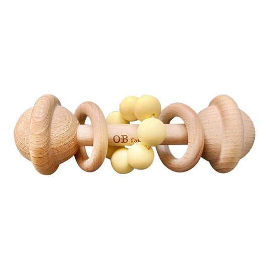 OB - Lemon Wooden Rattle Toy