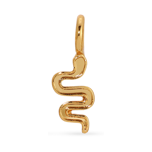 Lucky Feather - Charm Garden - Snake Charm - Gold