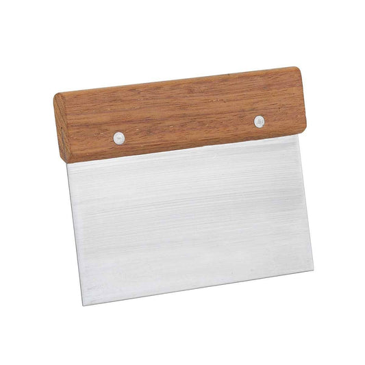 Baking Pastry Dough Scraper With Wood Handle