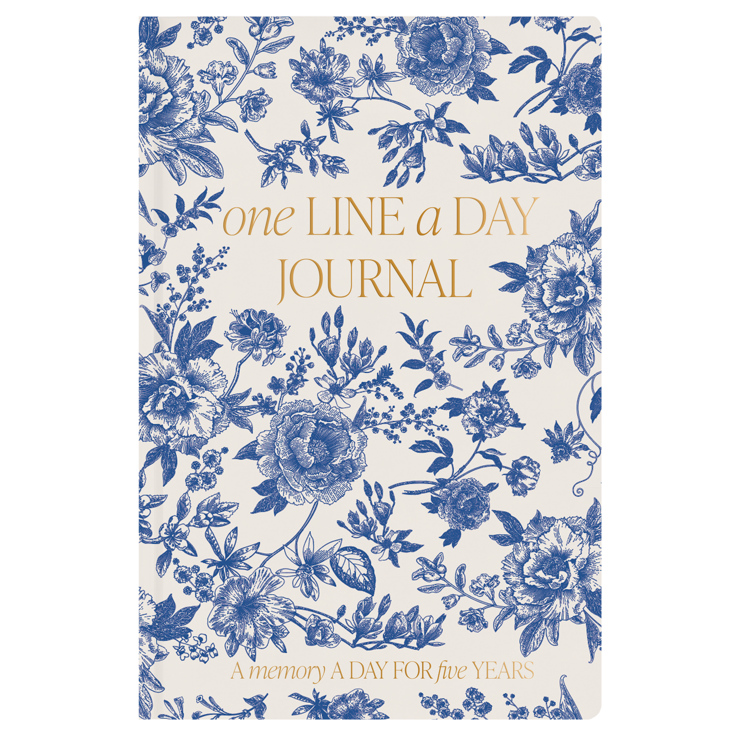 Sweet Water Decor - Blue Delft One Line A Day Fabric Journal - Stationery