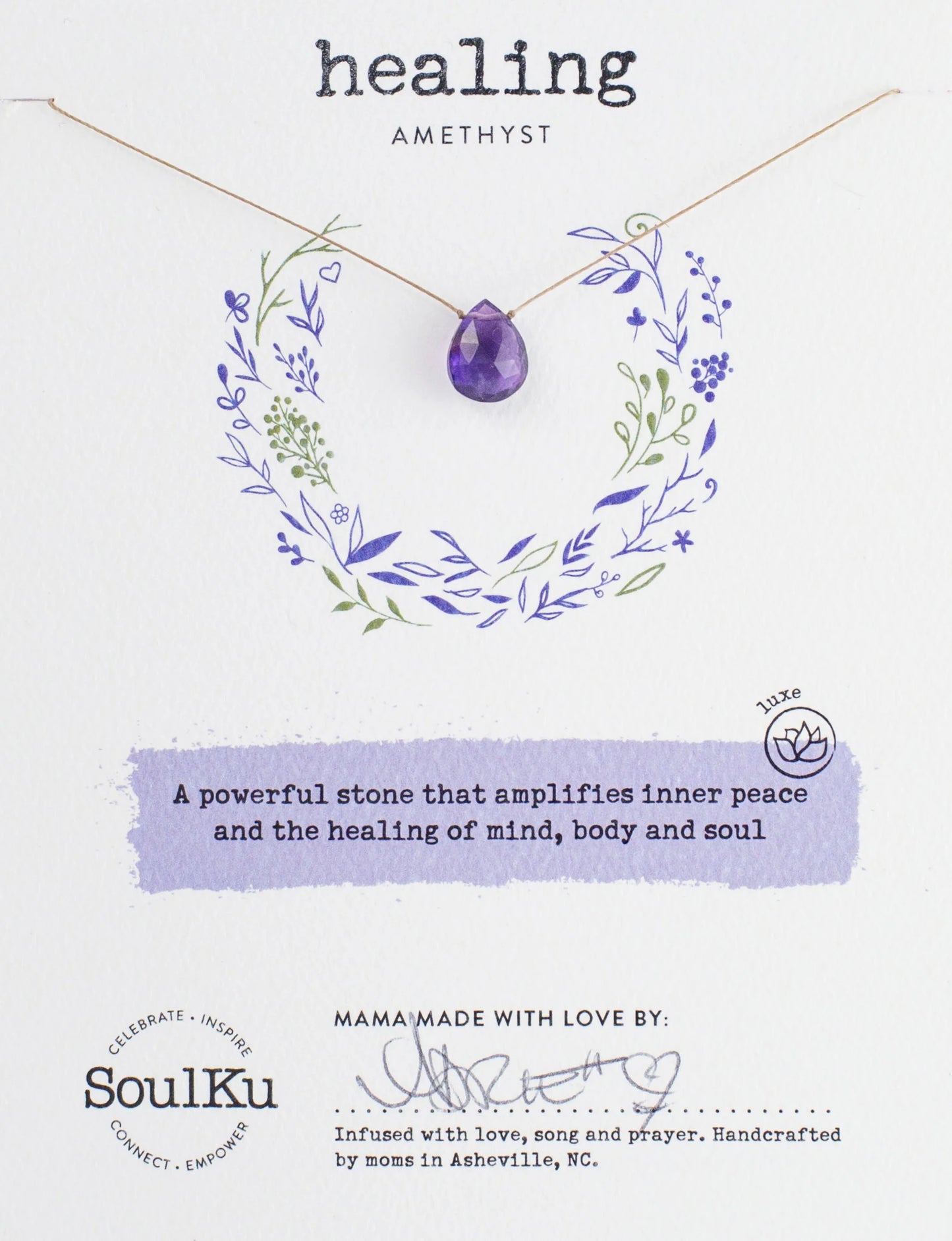 Luxe Amethyst Necklace | Healing