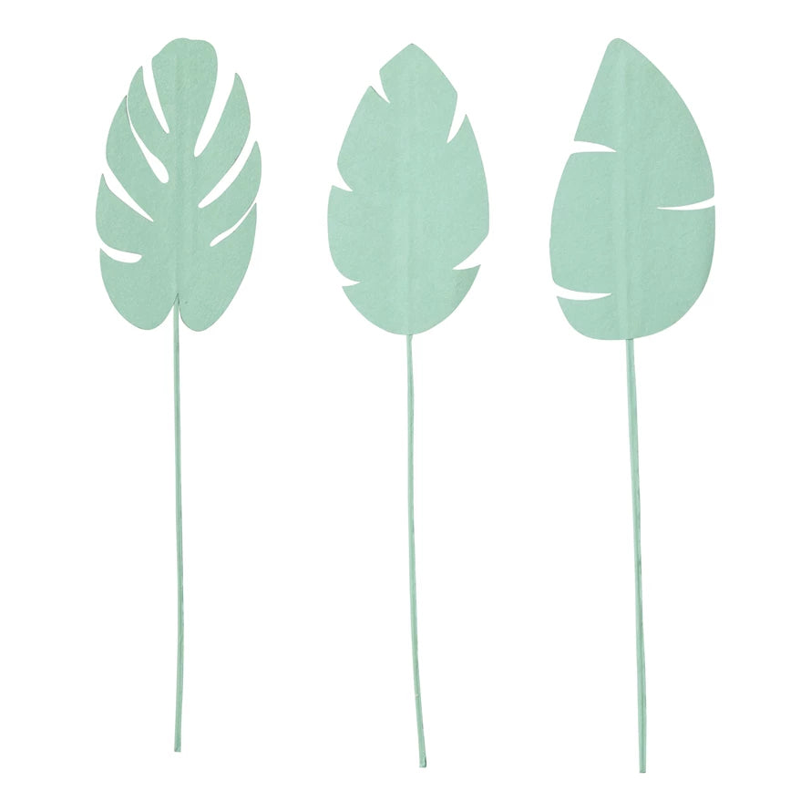 Large Paper Tropical Leaves