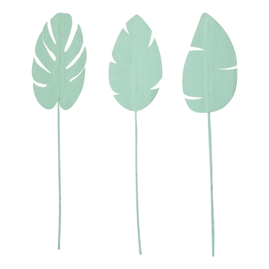 Large Paper Tropical Leaves