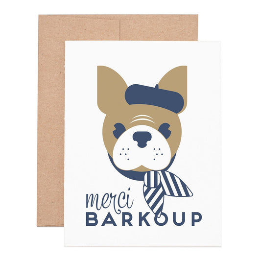 Merci Barkoup Greeting Card