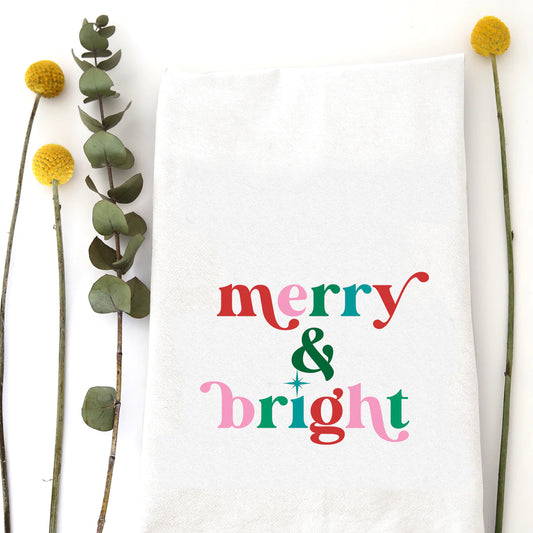Tea Towel | Merry & Bright