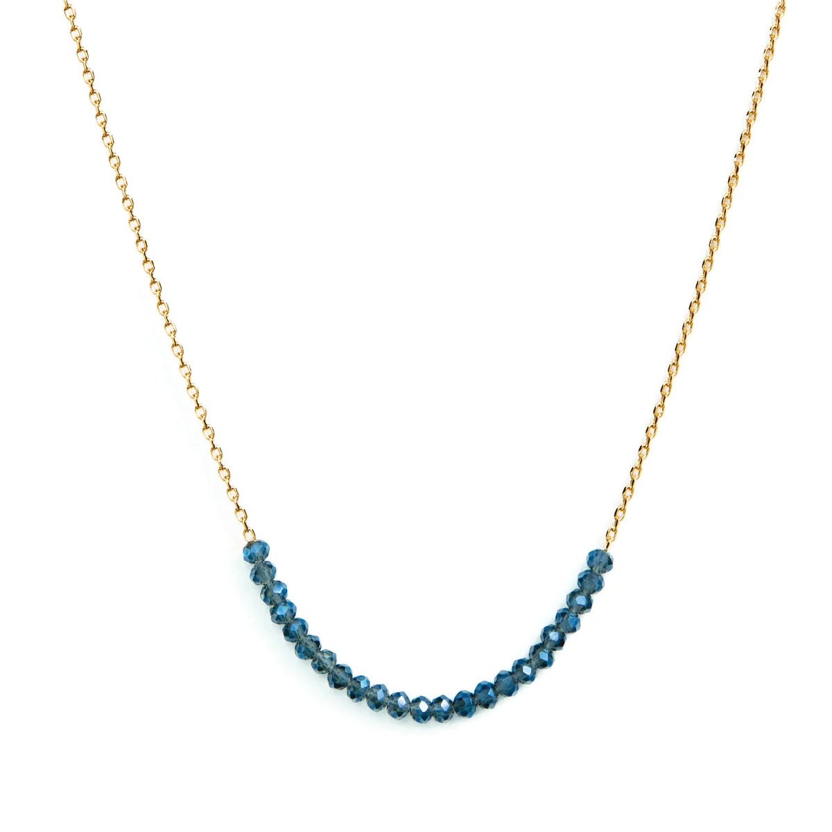 Delicate Necklace | Navy & Gold