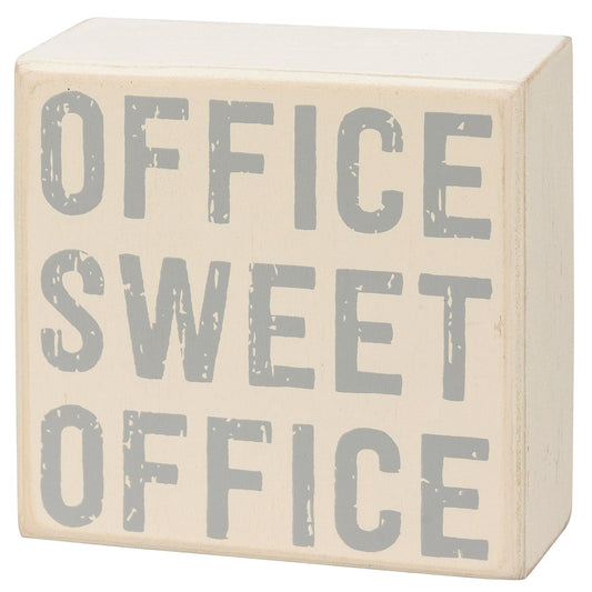 Office Sweet Office Wood Sign
