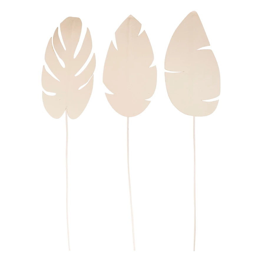 Large Paper Tropical Leaves