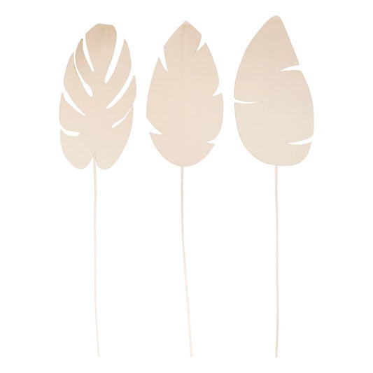 Large Paper Tropical Leaves