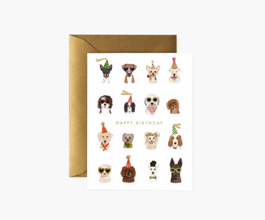 Happy Birthday Card | Party Pups