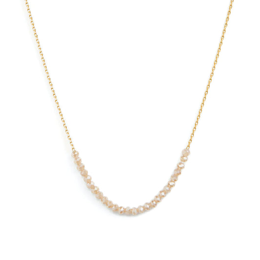Delicate Necklace | Peach & Gold