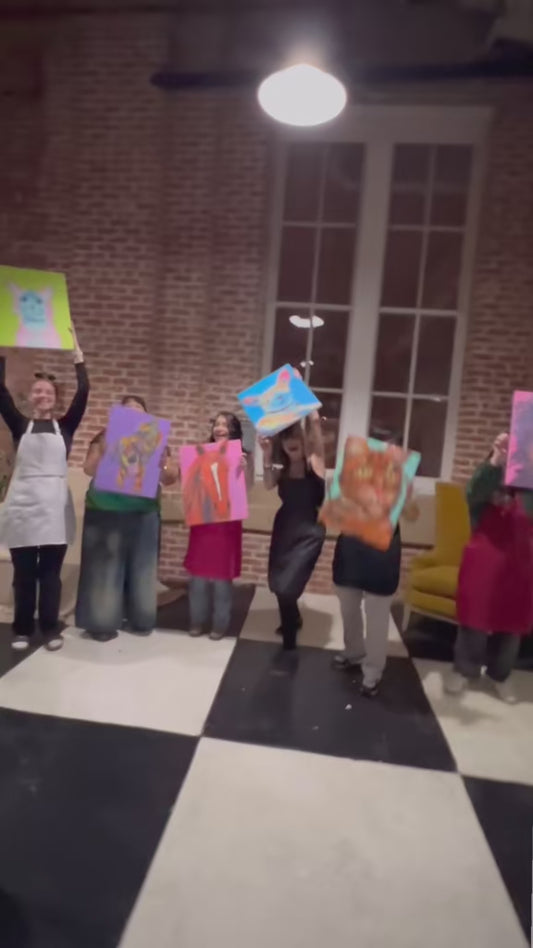 Paint Your Pet Paint Night Charity Event