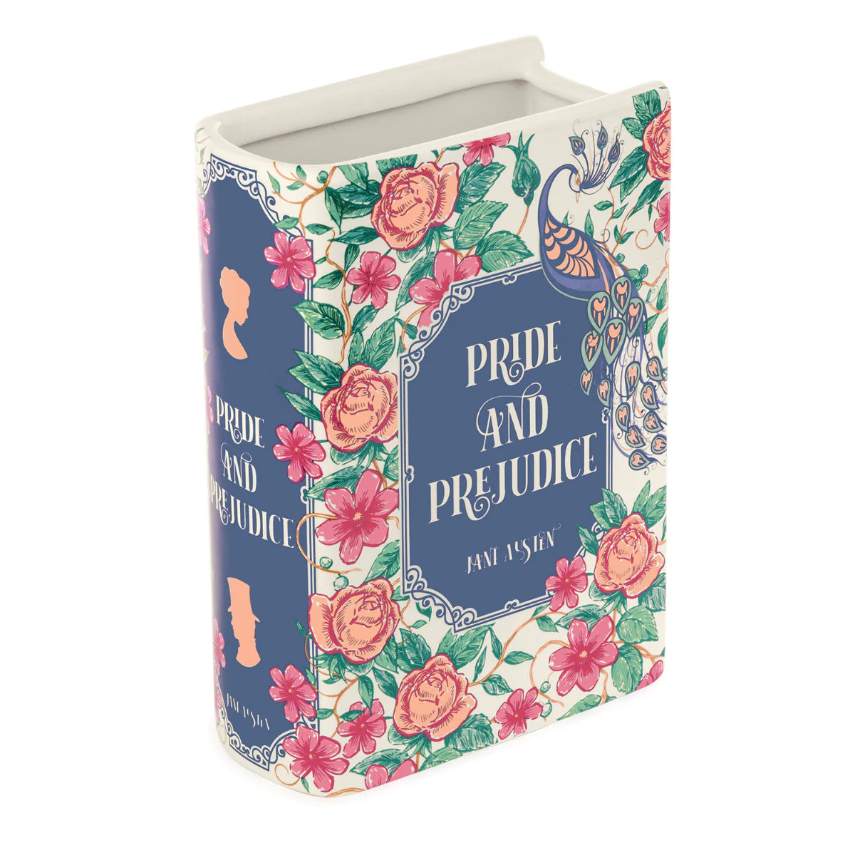 Pride and Prejudice Ceramic Book Vase