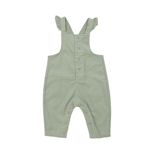 Cord Desert Sage Front Pocket Overalls