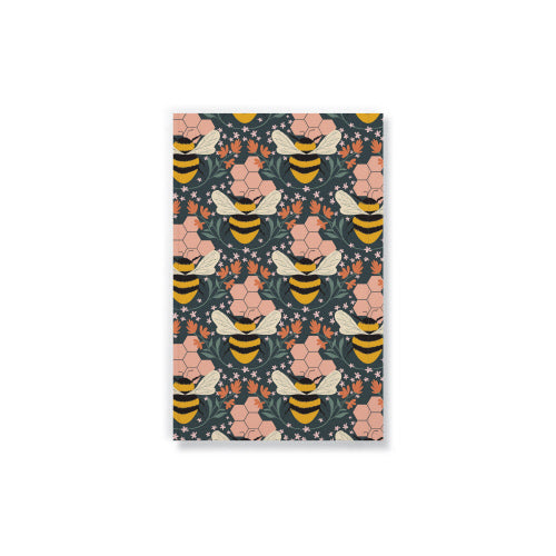 Honeycomb Bee Layflat Notebook