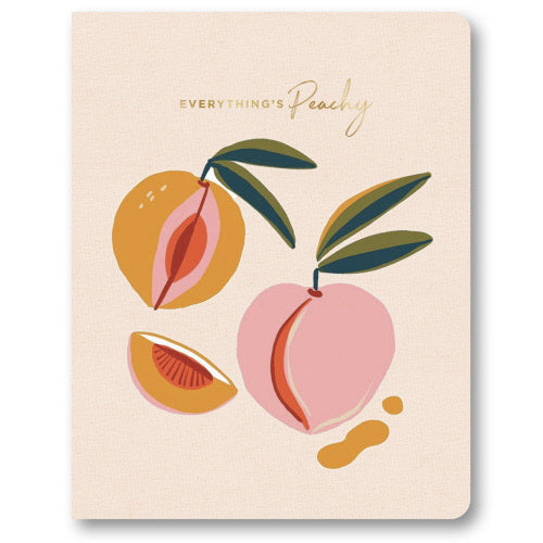 Everything's Peachy Medium Layflat Notebook