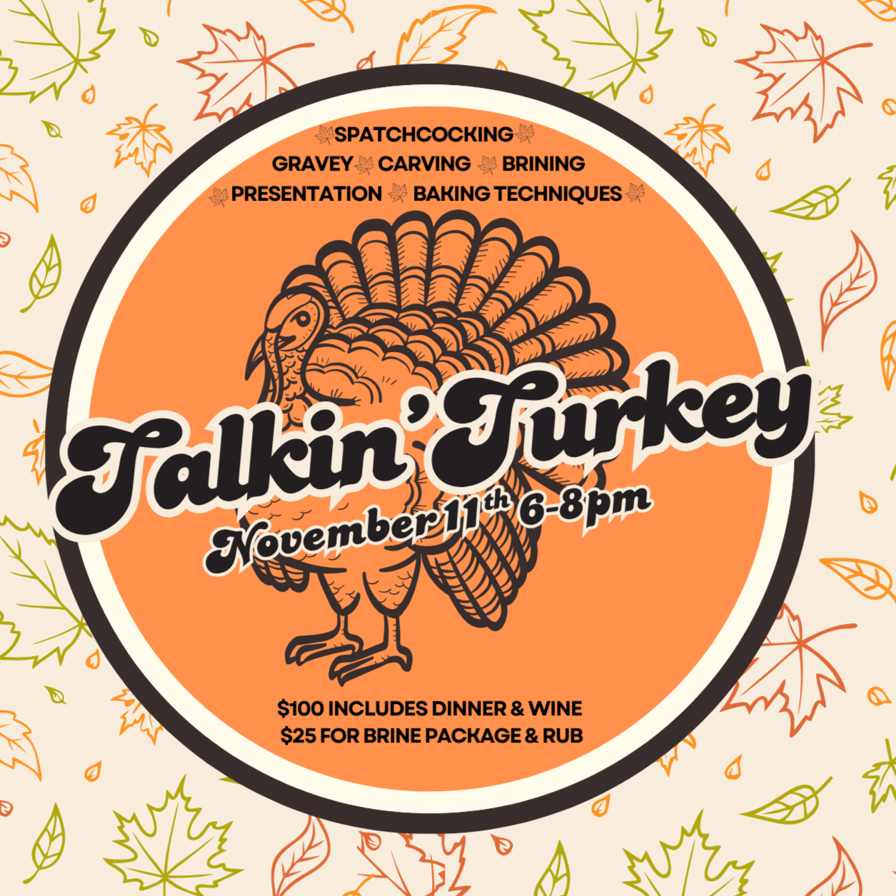 turkey workshop flier