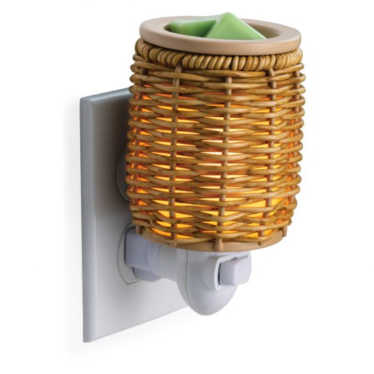 Plug-in Fragrance Warmer | Wicker Lantern