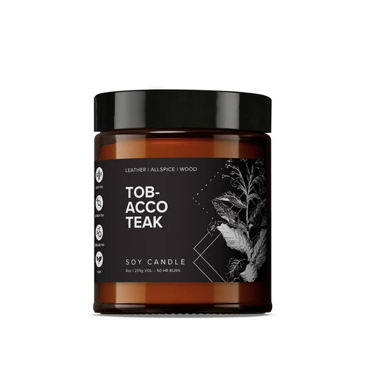 Tobacco Teak | Soy Candle